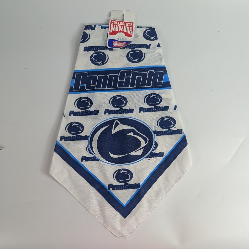 Penn State University Collegiate Bandanna Cotton Scarf Nittany Lion